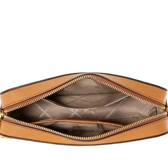 MICHAEL KORS  Crossbody Bag JS Large Saffiano Leather Acorn NEW - Minor Damage - Picture 4 of 12